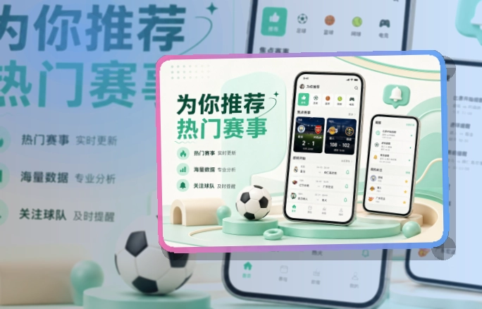 下载指引 · 官方赛事App · 手机追赛更顺手界面展示